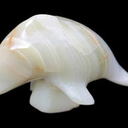 Leaping Dolphin hand-carved Afghan Jade 206.3g Rocks and Things