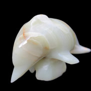 Leaping Dolphin hand-carved Afghan Jade 206.3g Rocks and Things