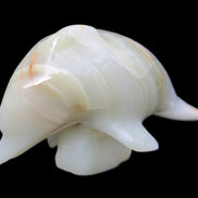 Leaping Dolphin hand-carved Afghan Jade 206.3g Rocks and Things