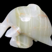 Leaping Dolphin hand-carved Afghan Jade 206.3g Rocks and Things