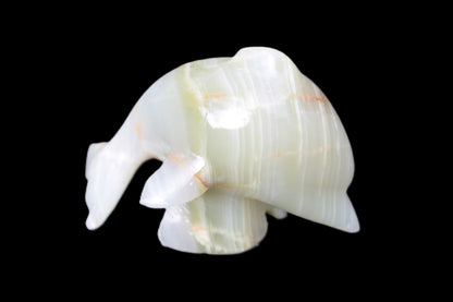 Leaping Dolphin hand-carved Afghan Jade 206.3g Rocks and Things