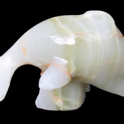 Leaping Dolphin hand-carved Afghan Jade 206.3g Rocks and Things