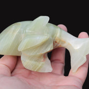Leaping Dolphin hand-carved Afghan Jade 206.3g Rocks and Things