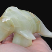 Leaping Dolphin hand-carved Afghan Jade 206.3g Rocks and Things