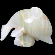 Leaping Dolphin hand-carved Afghan Jade 206.3g Rocks and Things