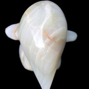 Leaping Dolphin hand-carved Afghan Jade 206.3g Rocks and Things