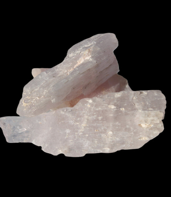 Lilac Kunzite 3 crystals from Afghanistan 28/44mm 78.5ct 15.7g in sunlight - Rocks and Things Store