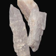 Lilac Kunzite 3 crystals from Afghanistan 28/44mm 78.5ct 15.7g in sunlight - Rocks and Things Store
