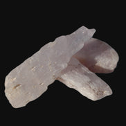 Lilac Kunzite 3 crystals from Afghanistan 28/44mm 78.5ct 15.7g in sunlight - Rocks and Things Store