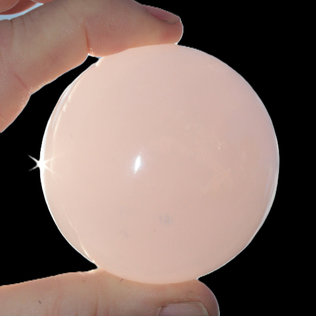 Mangano Calcite sphere 318g Rocks and Things