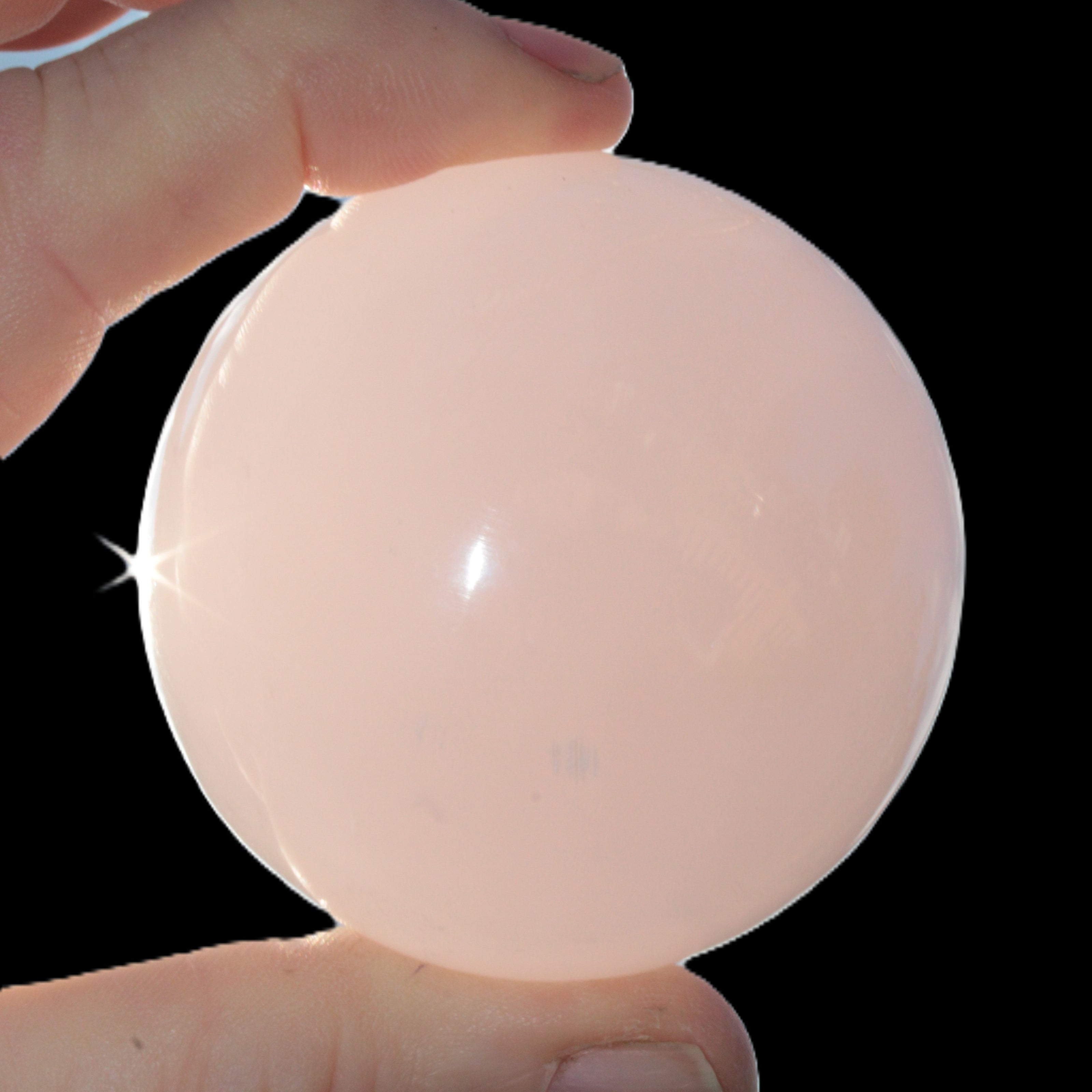 Mangano Calcite sphere 318g Rocks and Things