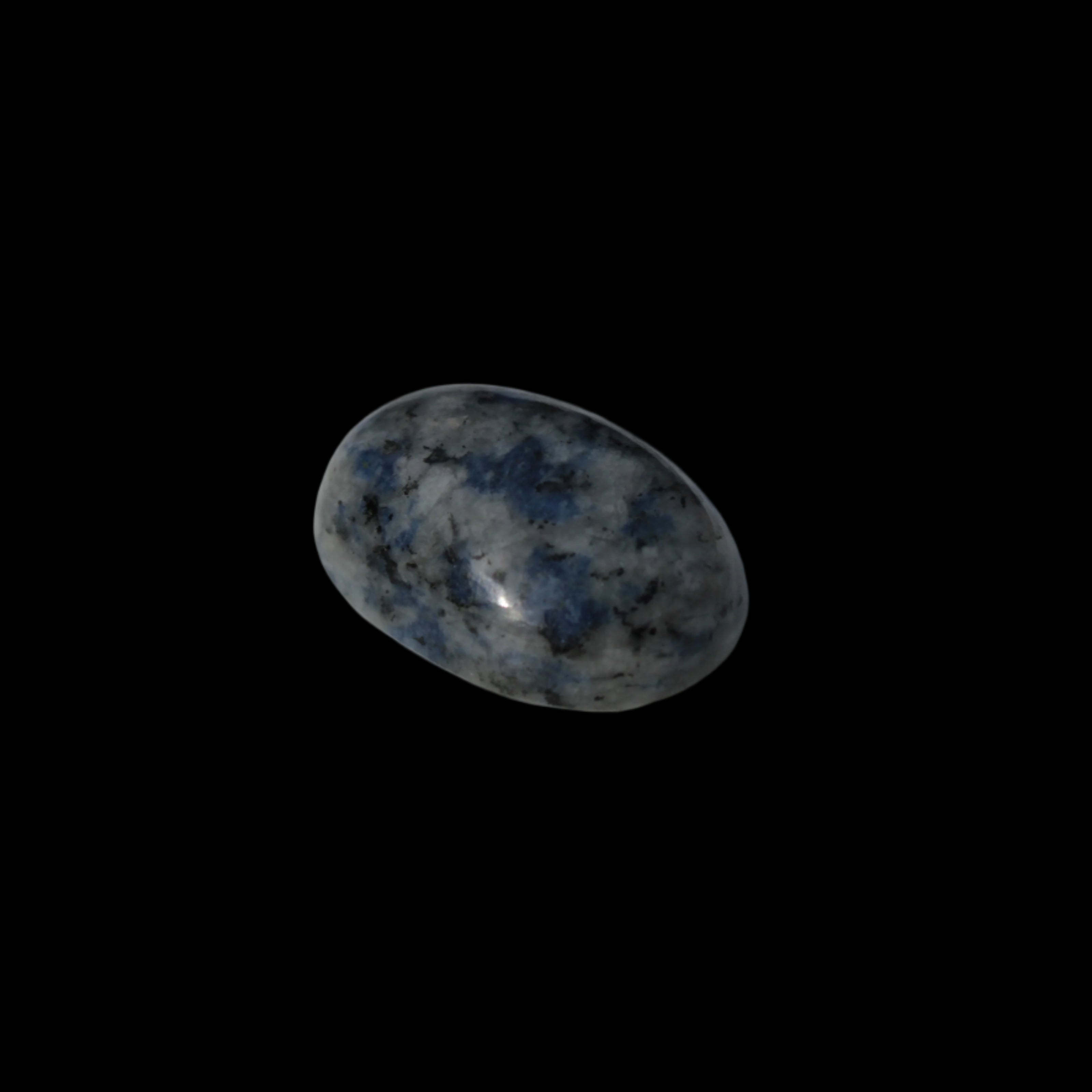 Sodalite polished cabochon 18-21mm  4-4.5g in sunlight - Rocks and Things Store