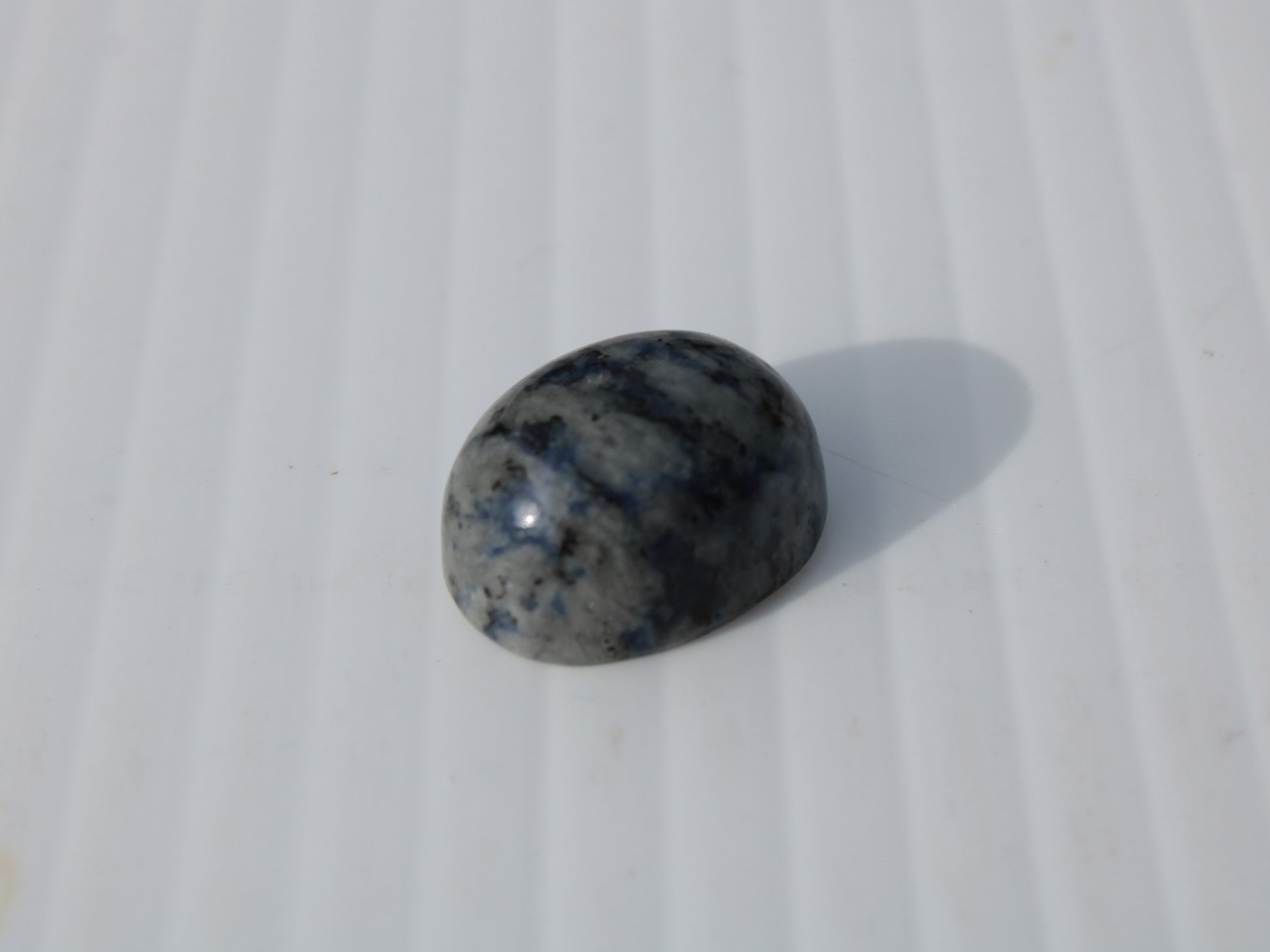 Sodalite polished cabochon 18-21mm  4-4.5g Rocks and Things