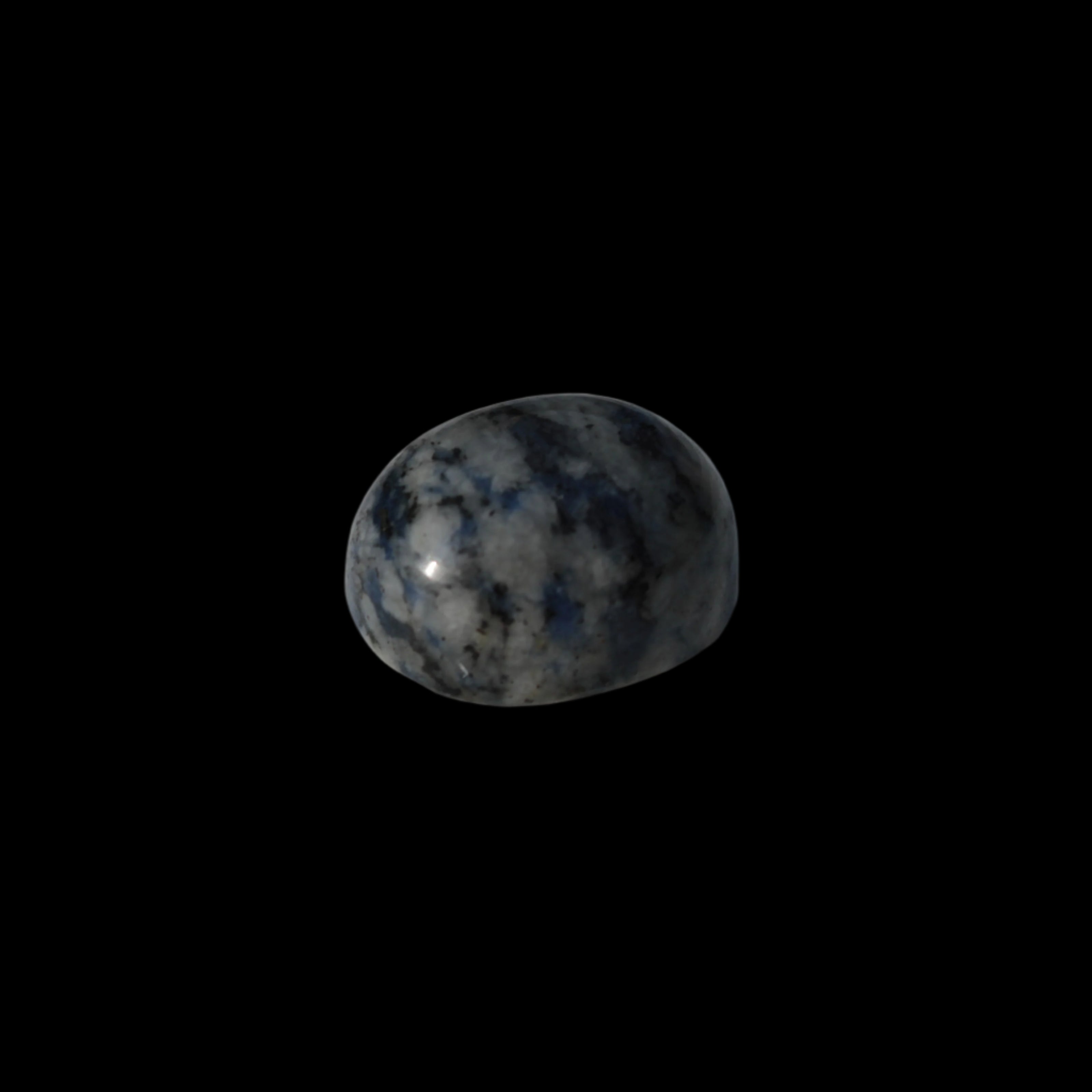 Sodalite polished cabochon 18-21mm  4-4.5g in sunlight - Rocks and Things Store