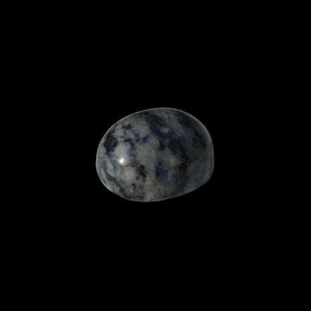 Sodalite polished cabochon 18-21mm  4-4.5g in sunlight - Rocks and Things Store