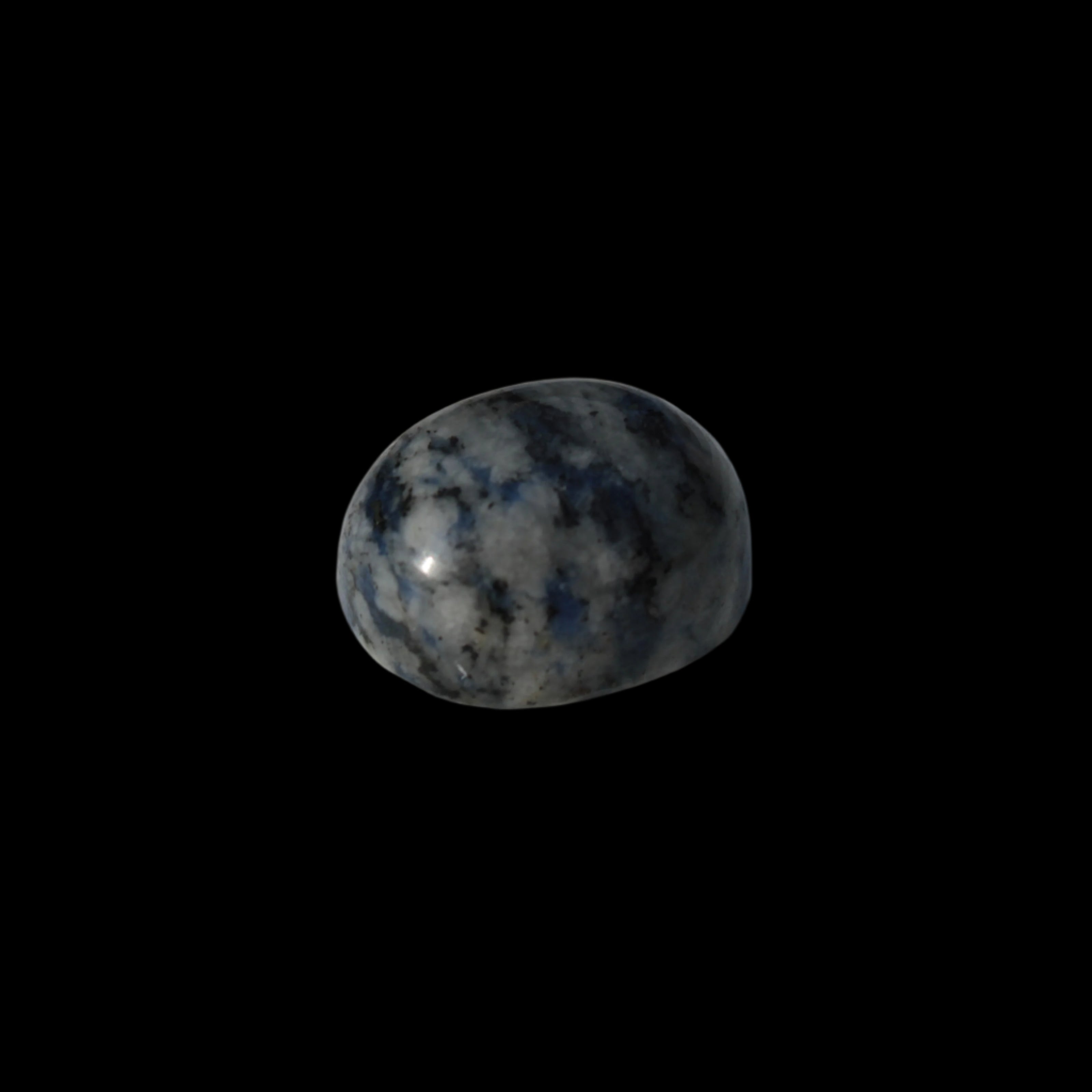 Sodalite polished cabochon 18-21mm  4-4.5g in sunlight - Rocks and Things Store