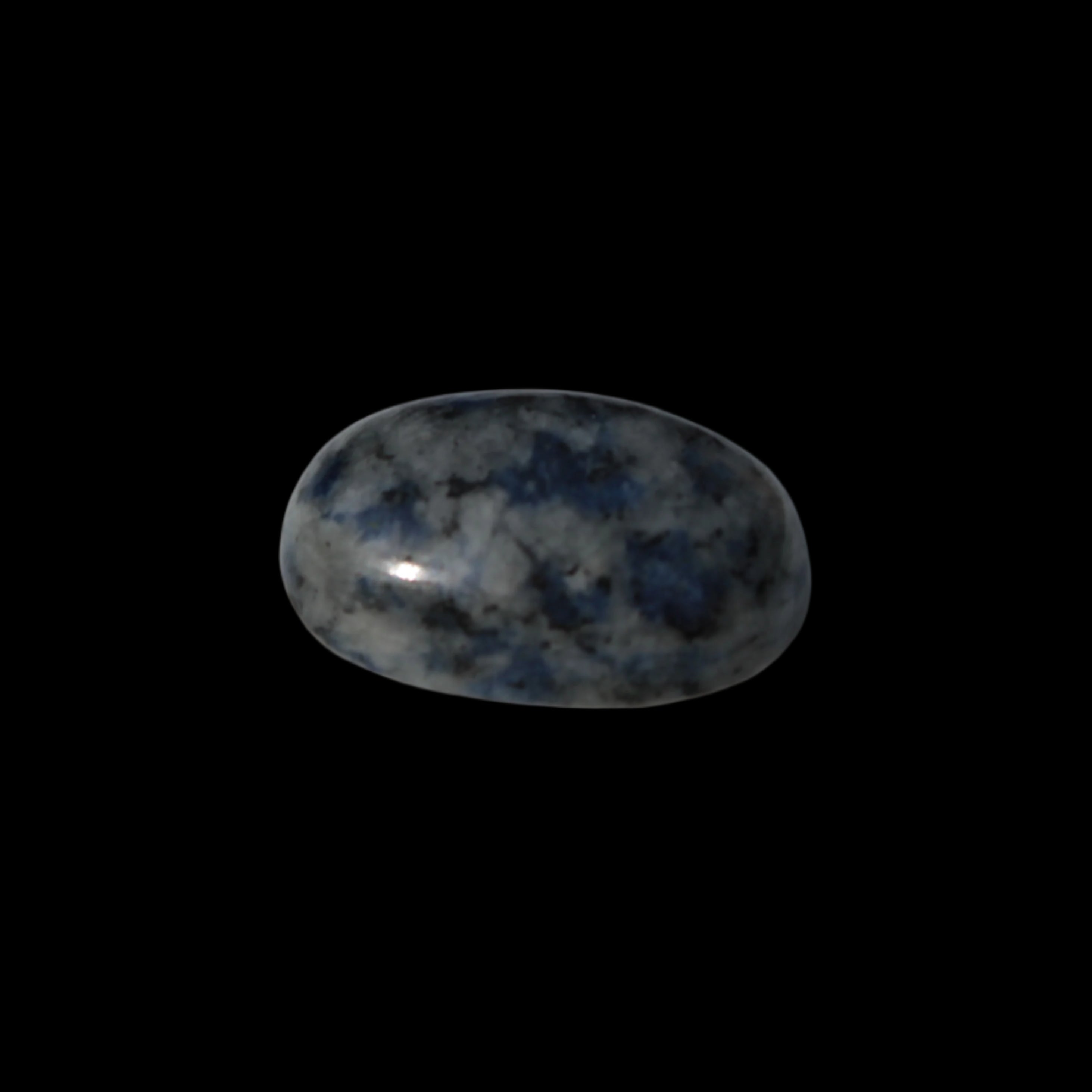 Sodalite polished cabochon 18-21mm  4-4.5g in sunlight - Rocks and Things Store