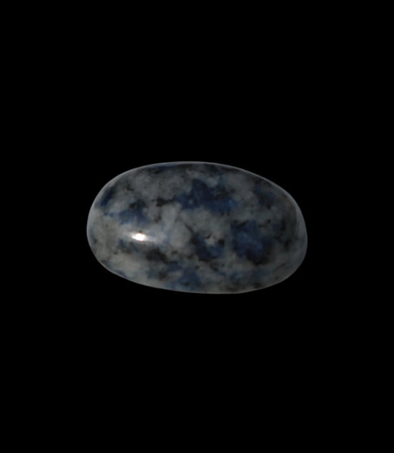 Sodalite polished cabochon 18-21mm  4-4.5g in sunlight - Rocks and Things Store