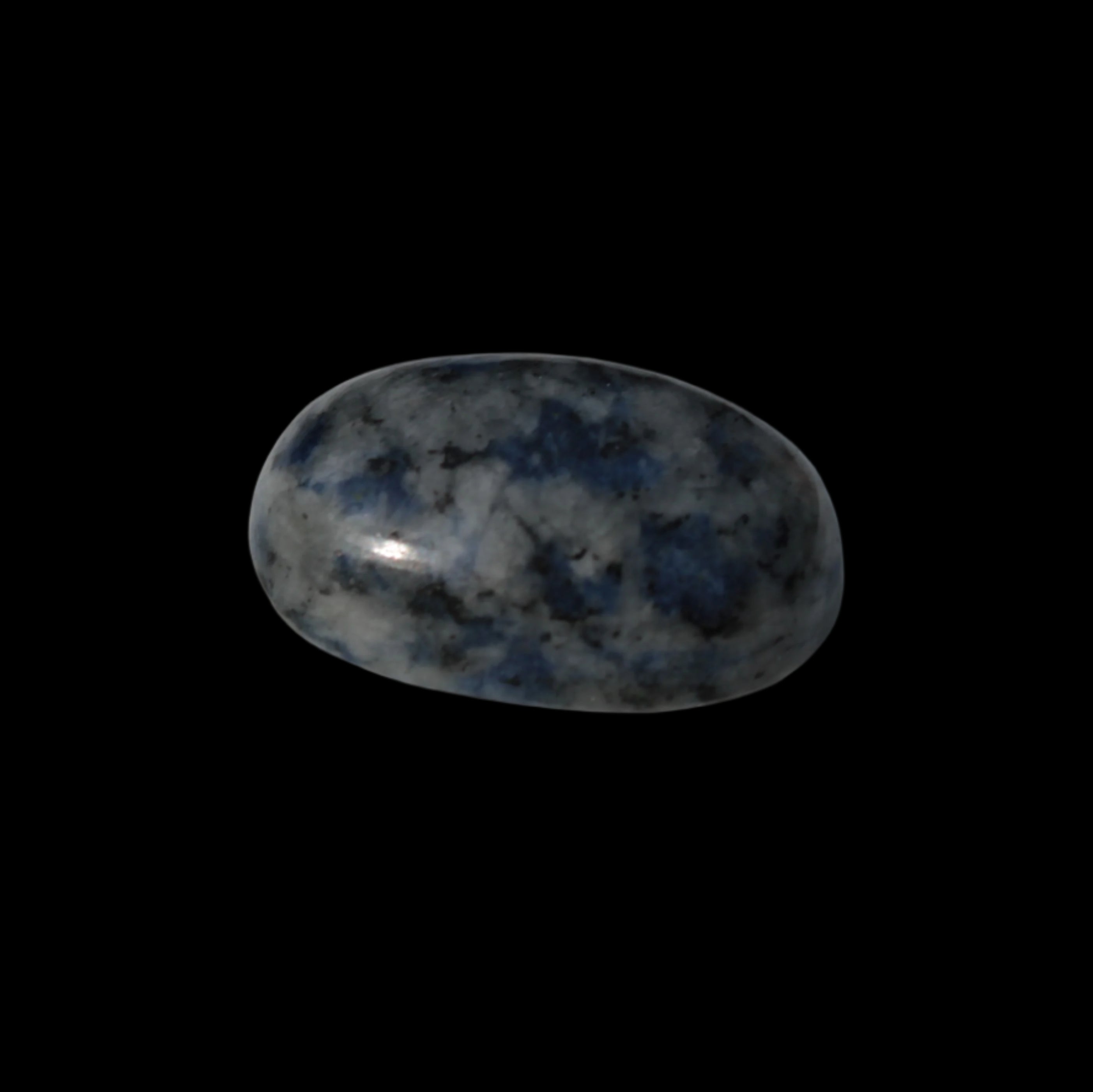 Sodalite polished cabochon 18-21mm  4-4.5g in sunlight - Rocks and Things Store