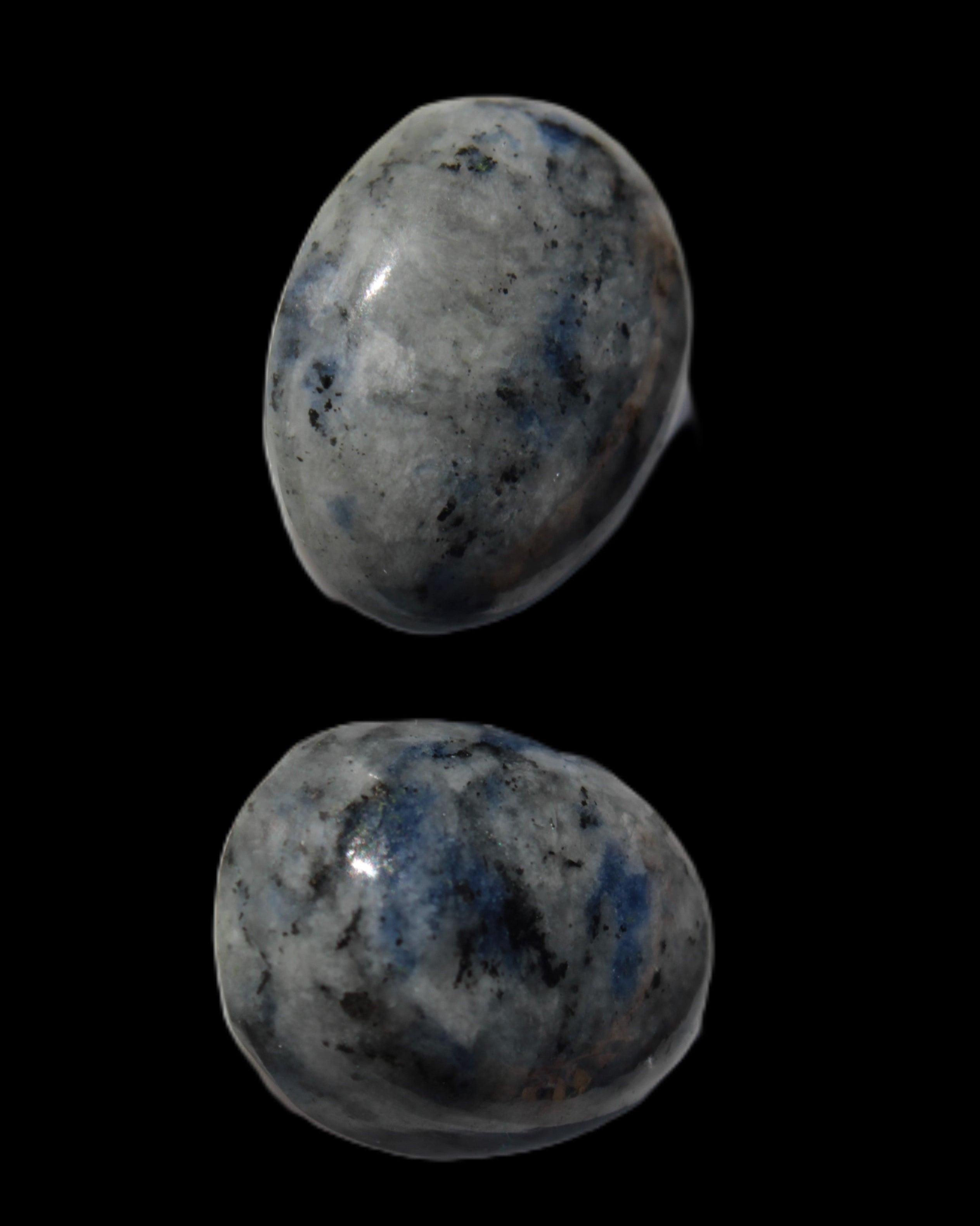 Two Sodalite cabochons 4.5g in sunshine- Rocks and Things Store
