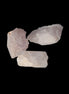 Pink/Lilac Kunzite 3 crystals from Afghanistan 7g in sunlight - Rocks and Things Store