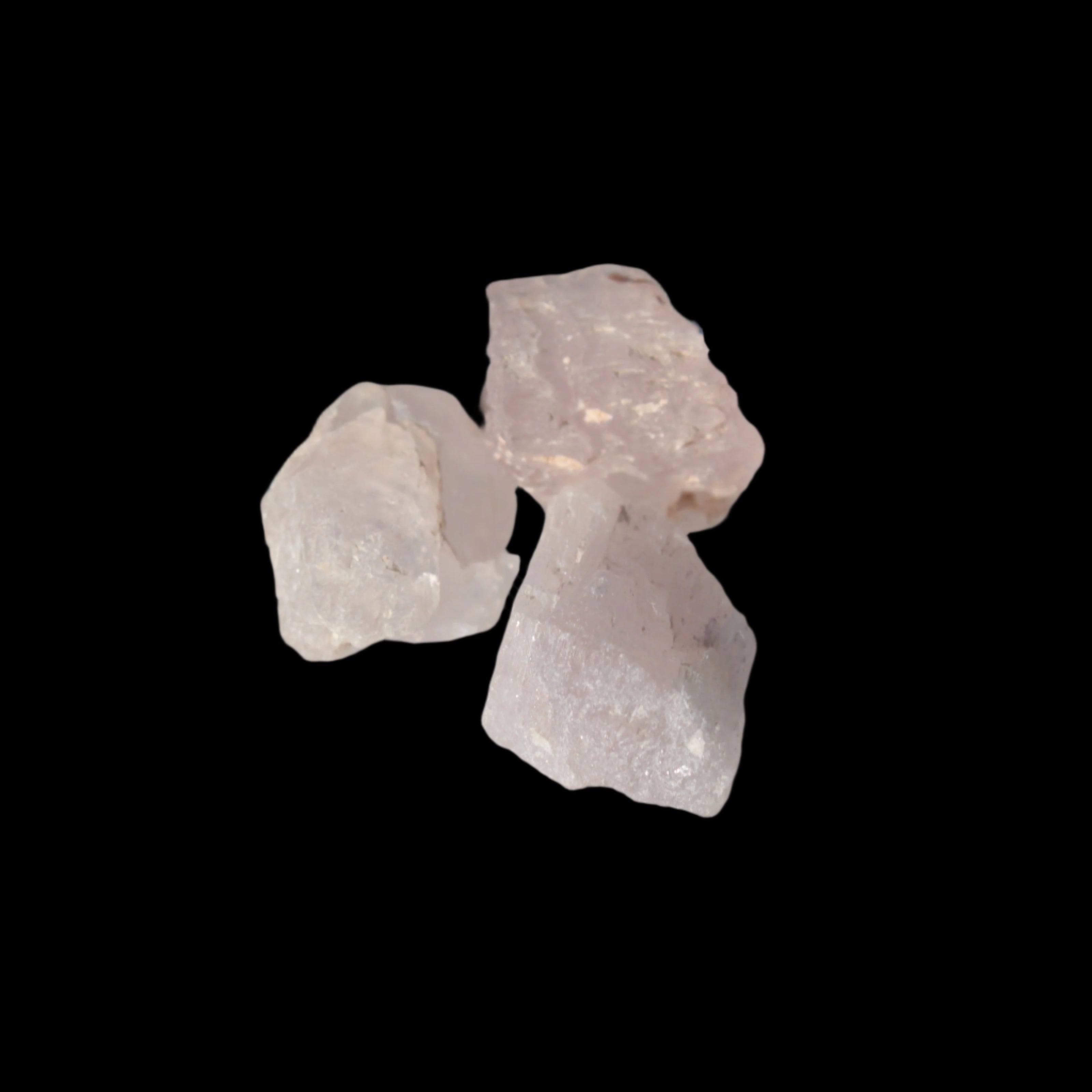 Pink/Lilac Kunzite 3 crystals from Afghanistan 45.9ct 9.2g in sunlight - Rocks and Things Store