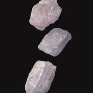 Pink/Lilac Kunzite 3 crystals from Afghanistan 45.9ct 9.2g in sunlight - Rocks and Things Store