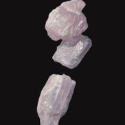 Pink/Lilac Kunzite 3 crystals from Afghanistan 7g Rocks and Things