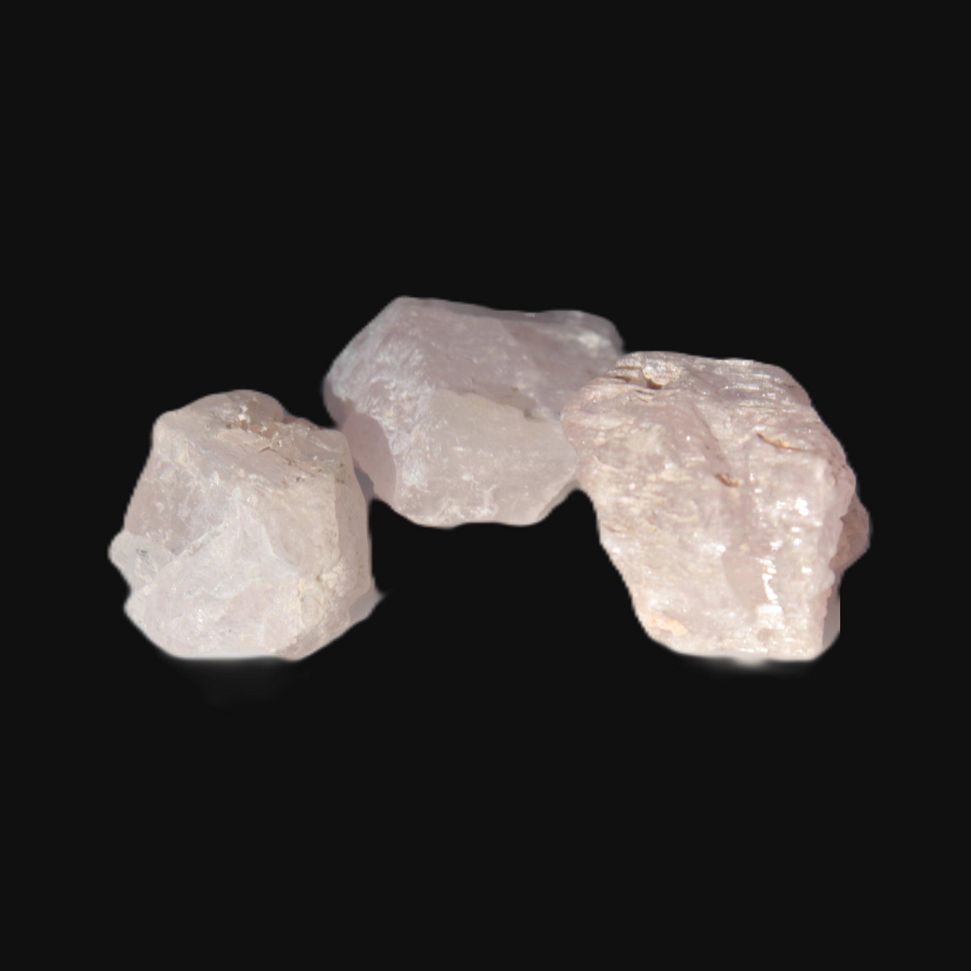 Pink/Lilac Kunzite 3 crystals from Afghanistan 7g Rocks and Things