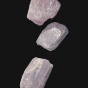 Pink/Lilac Kunzite 3 crystals from Afghanistan 7g Rocks and Things