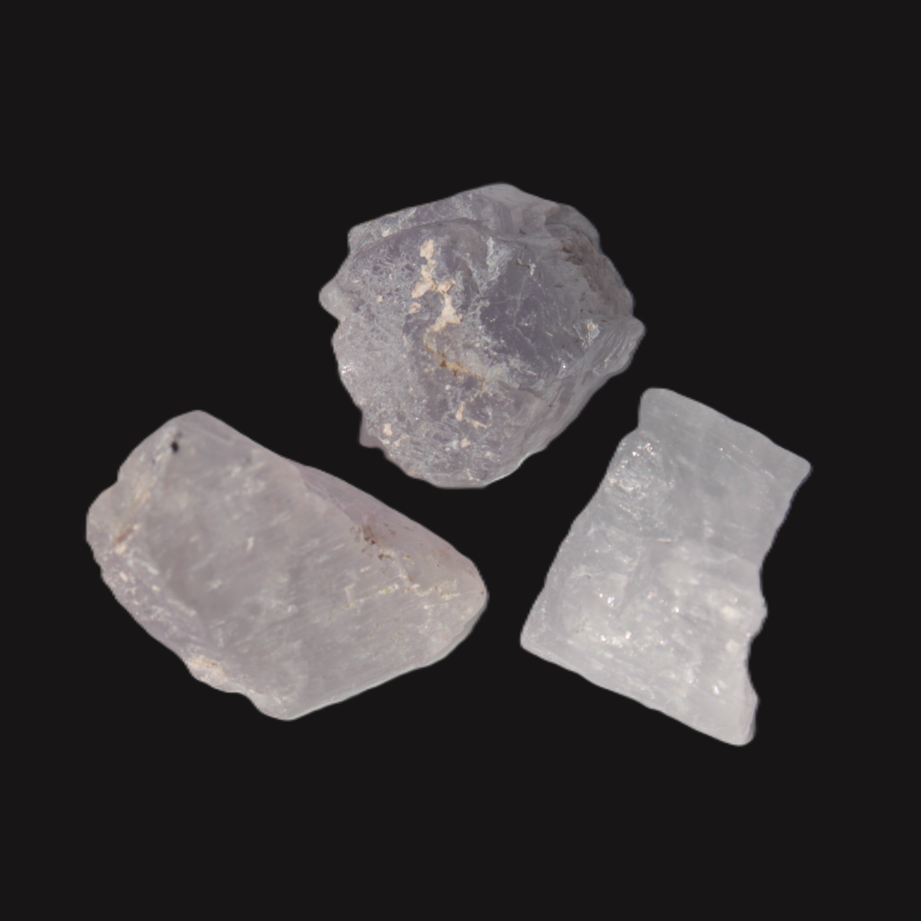 Pink/Lilac Kunzite 3 crystals from Afghanistan 7g Rocks and Things