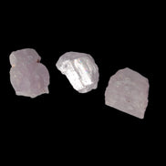 Pink/Lilac Kunzite 3 crystals from Afghanistan 30-33ct 6.0-6.6g in sunshine - Rocks and Things Store