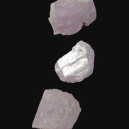 Pink/Lilac Kunzite 3 crystals from Afghanistan 30-33ct 6.0-6.6g in sunshine - Rocks and Things Store