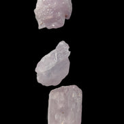 Pink/Lilac Kunzite 3 crystals from Afghanistan 30-33ct 6.0-6.6g in sunshine - Rocks and Things Store