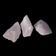 Pink/Lilac Kunzite 3 crystals from Afghanistan 30-33ct 6.0-6.6g in sunshine - Rocks and Things Store