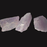 Pink/Lilac Kunzite 3 crystals from Afghanistan 30-33ct 6.0-6.6g Rocks and Things
