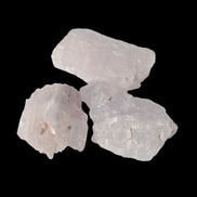 Pink/Lilac Kunzite 3 crystals from Afghanistan 61.8ct 12.3g in sunlight - Rocks and Things Store