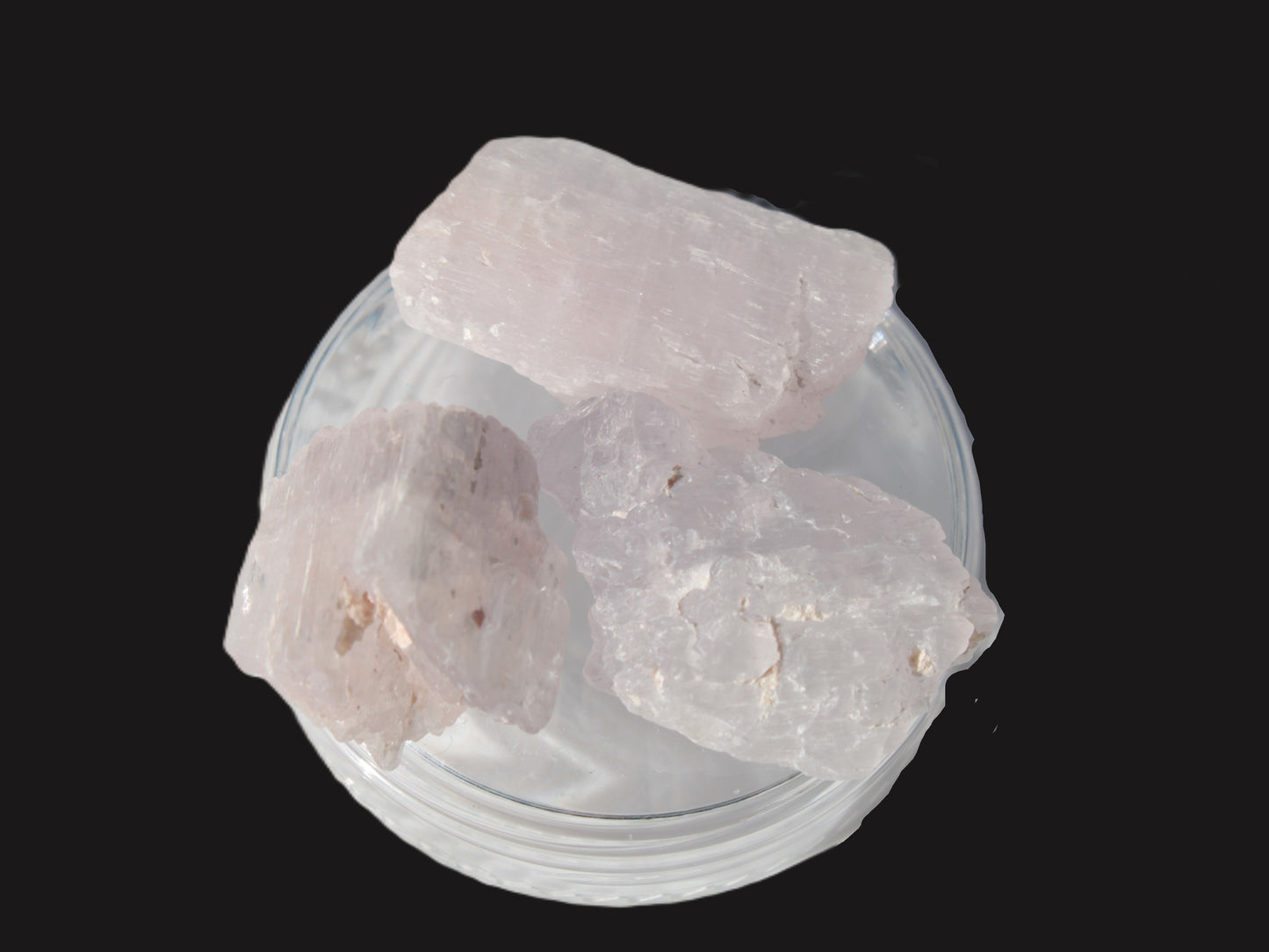 Pink/Lilac Kunzite 3 crystals from Afghanistan 61.8ct 12.3g Rocks and Things