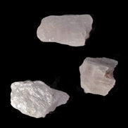 Pink/Lilac Kunzite 3 crystals from Afghanistan 61.8ct 12.3g in sunlight - Rocks and Things Store