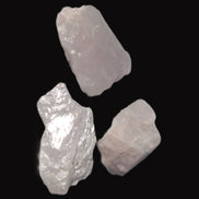 Pink/Lilac Kunzite 3 crystals from Afghanistan 61.8ct 12.3g in sunlight - Rocks and Things Store