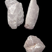 Pink/Lilac Kunzite 3 crystals from Afghanistan 61.8ct 12.3g in sunlight - Rocks and Things Store