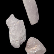 Pink/Lilac Kunzite 3 crystals from Afghanistan 61.8ct 12.3g in sunlight - Rocks and Things Store