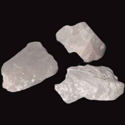 Pink/Lilac Kunzite 3 crystals from Afghanistan 61.8ct 12.3g in sunlight - Rocks and Things Store