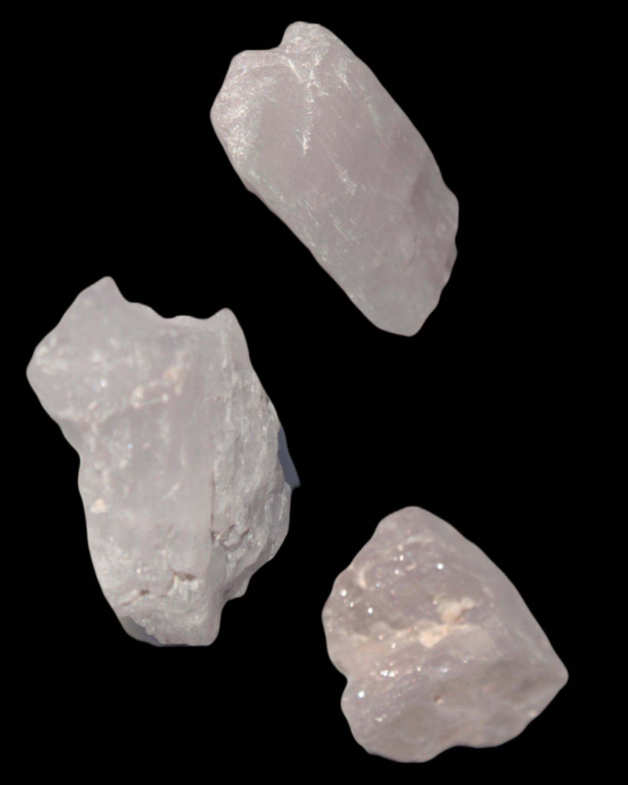 Pink/Lilac Kunzite 3 crystals from Afghanistan 61.8ct 12.3g Rocks and Things