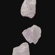 Pink/Lilac Kunzite 3 crystals from Afghanistan 45.9ct 9.2g in sunlight - Rocks and Things Store