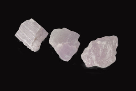 Pink/Lilac Kunzite 3 crystals from Afghanistan 45.9ct 9.2g Rocks and Things