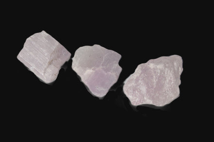 Pink/Lilac Kunzite 3 crystals from Afghanistan 45.9ct 9.2g Rocks and Things