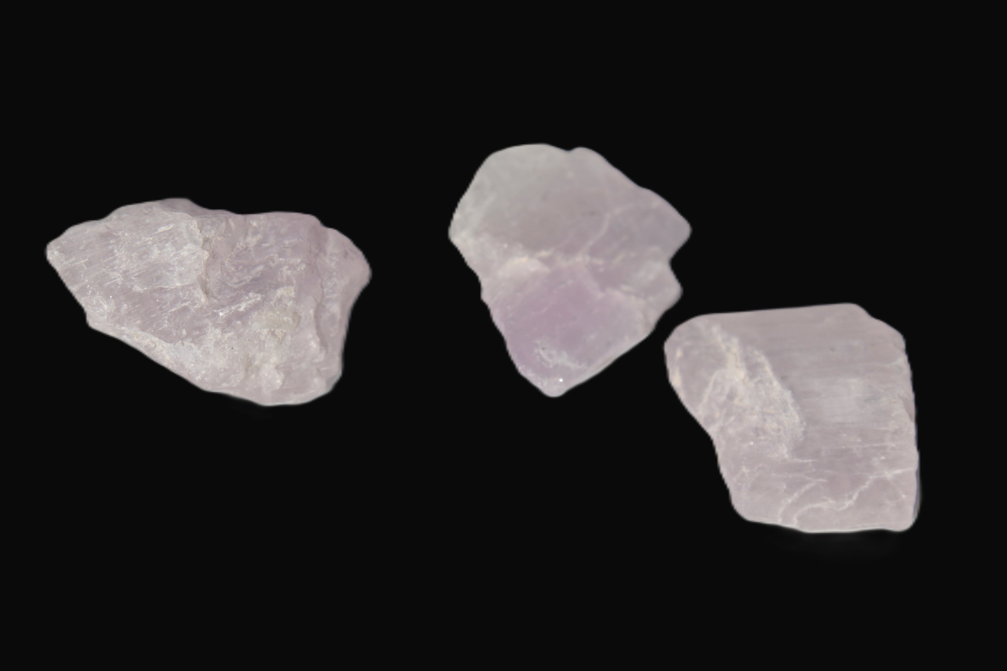 Pink/Lilac Kunzite 3 crystals from Afghanistan 45.9ct 9.2g Rocks and Things