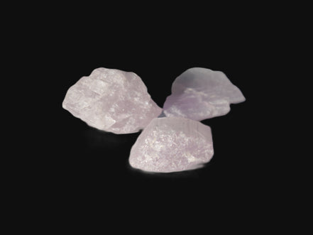 Pink/Lilac Kunzite 3 crystals from Afghanistan 45.9ct 9.2g Rocks and Things