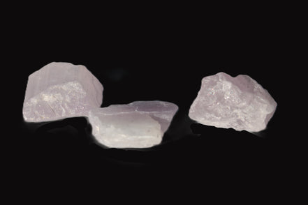 Pink/Lilac Kunzite 3 crystals from Afghanistan 45.9ct 9.2g Rocks and Things